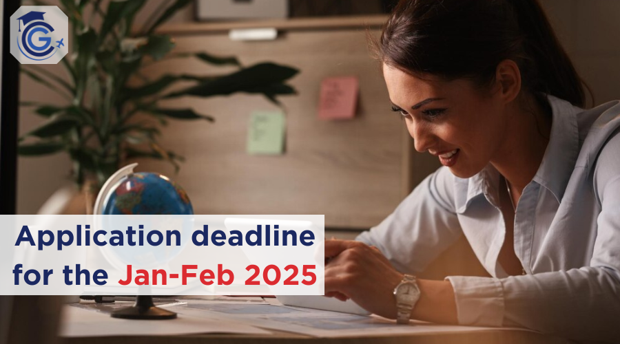 Application Deadline for Jan-Feb 2025 USA UK France Australia Sweden Denmark Germany